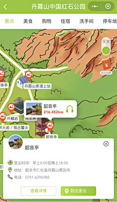 滦县景区手绘地图智慧导览和语音结合，让景区“活”起来